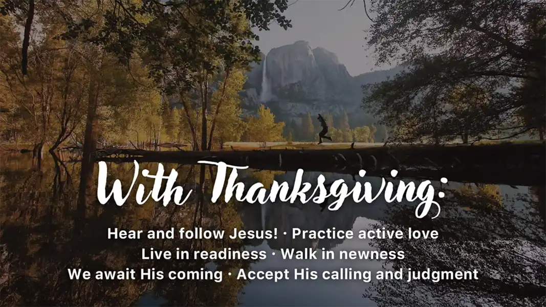 With Thanksgiving November