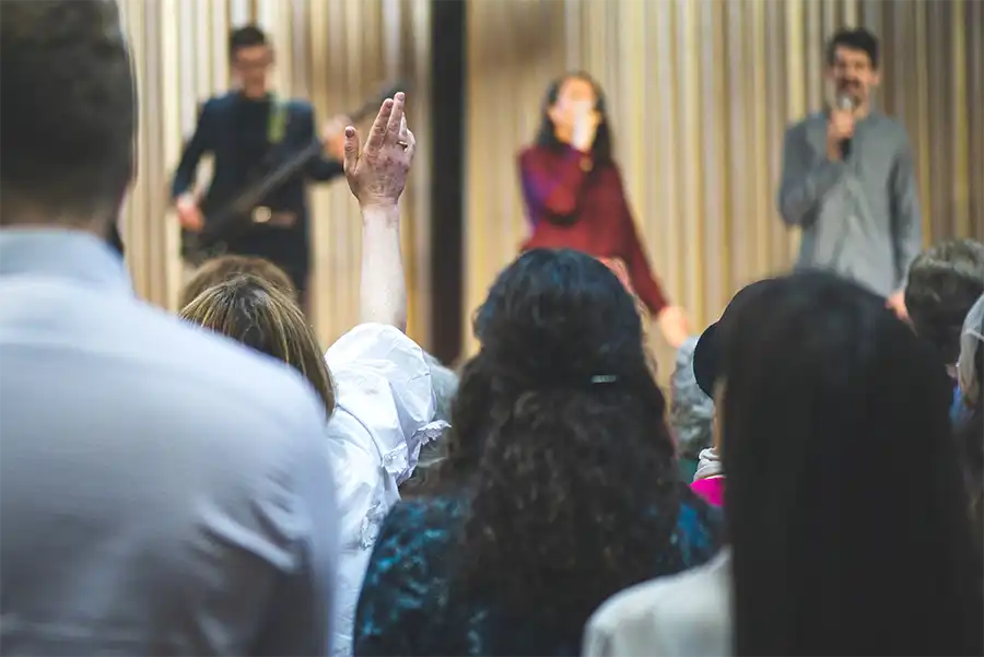 worshipping