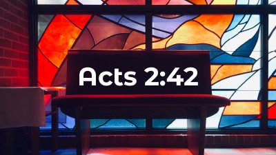 Acts 2 42
