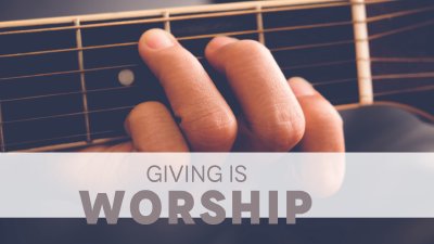 Giving is worship