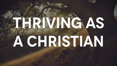 Thriving As A Christian