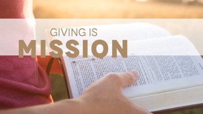 giving is mission
